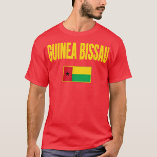 Guinea Bissau Flagga Land T Shirt