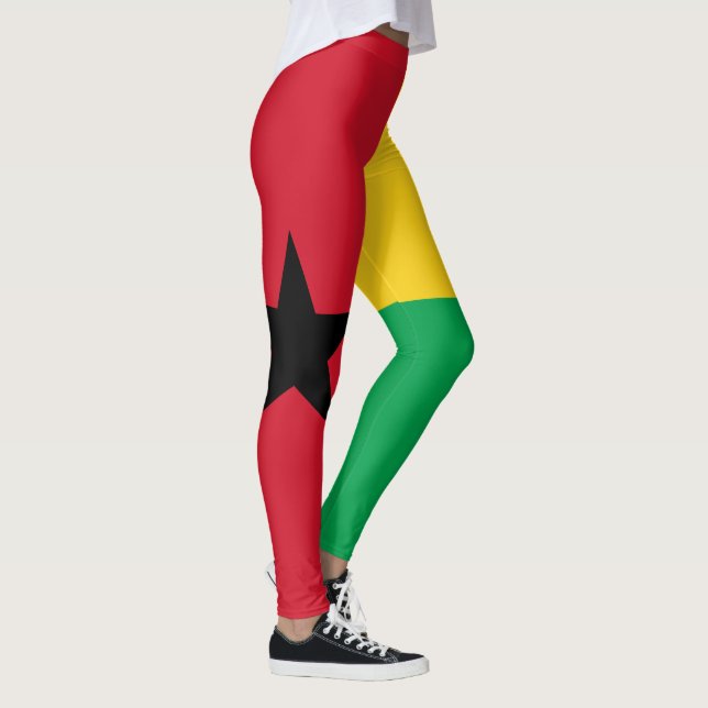Guinea Bissau Flagga Leggings (Höger)