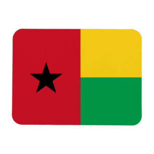Guinea Bissau flagga Magnet