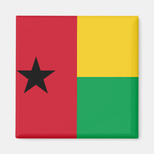 Guinea-Bissau Flagga Magnet