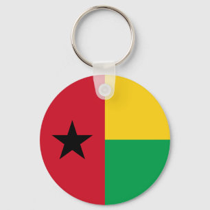 Guinea Bissau Flagga Nyckelring