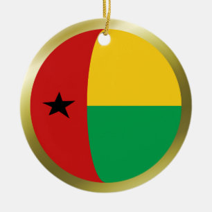 Guinea-Bissau Flagga Ornament