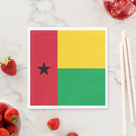 Guinea-Bissau flagga Pappersservett