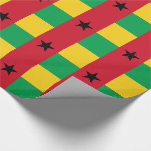 Guinea Bissau flagga Presentpapper