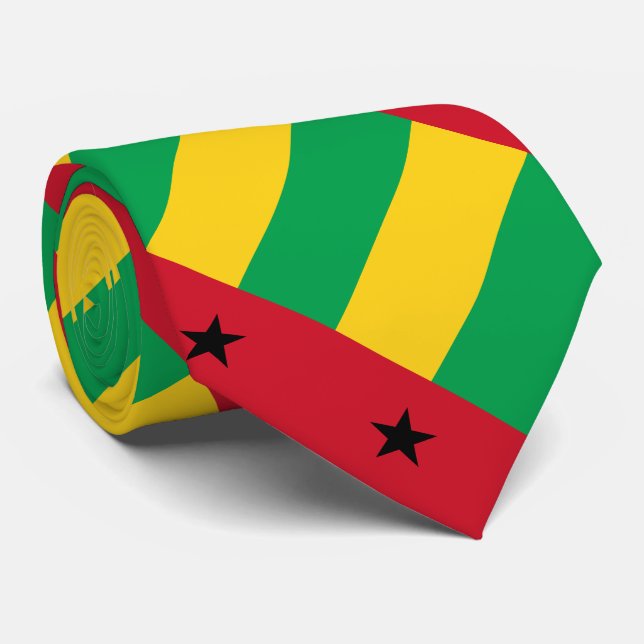 Guinea Bissau Flagga Slips (Rullad)