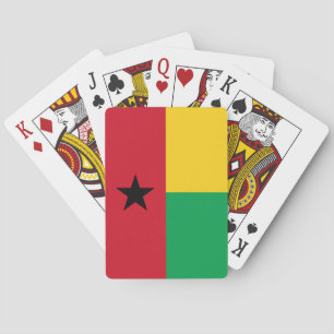 Guinea Bissau Flagga Spelkort