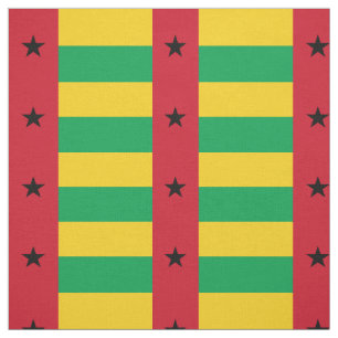 Guinea Bissau flagga Tyg
