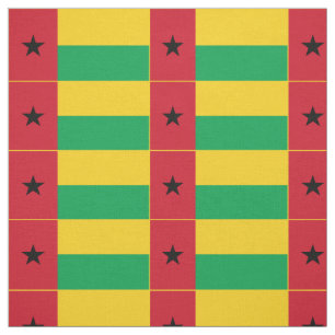 Guinea Bissau flagga Tyg