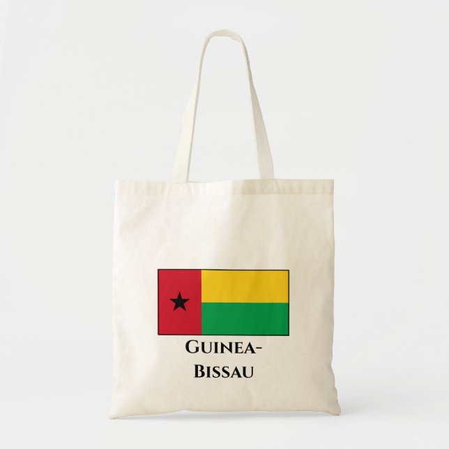 Guinea-Bissau Flagga Tygkasse (Framsidan)