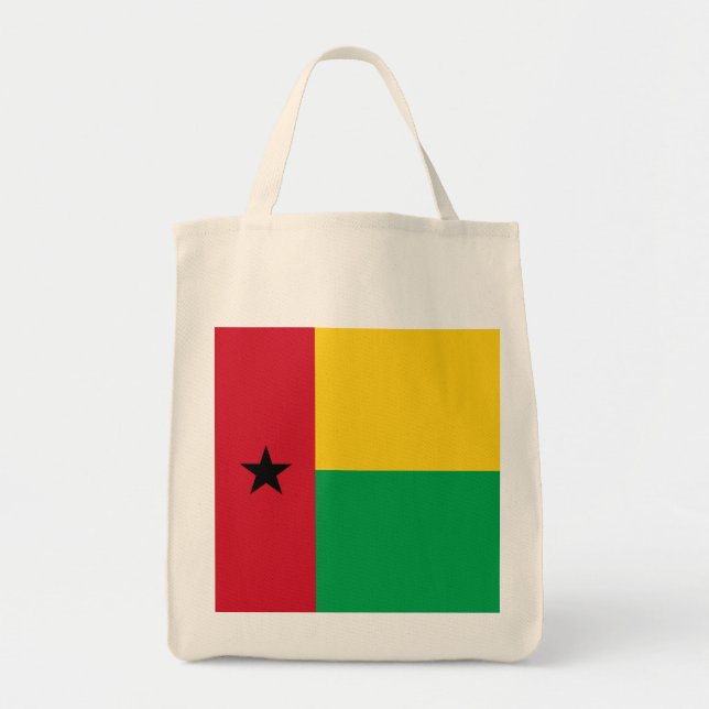 Guinea-Bissau flagga Tygkasse (Framsidan)