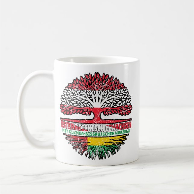 Guinea-Bissau Guinea-Bissauisch Österreich Kaffemugg (Vänster)