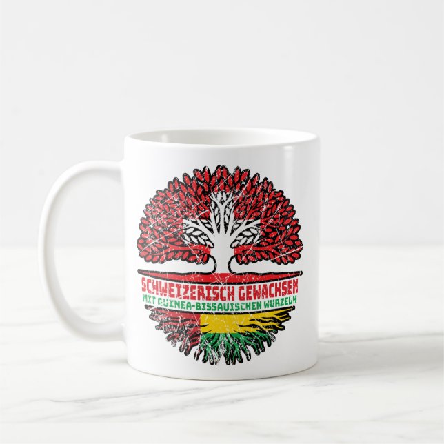 Guinea-Bissau Guinea-Bissauisch Schweizer Schweiz Kaffemugg (Vänster)