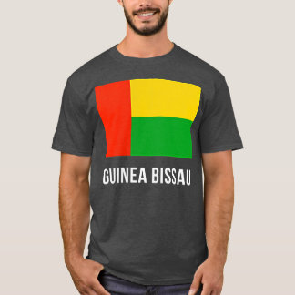Guinea-Bissau Guinea Bissauiska Flagga T Shirt