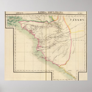 Guinea Bissau Guinea Sierra Leone, afrika Poster