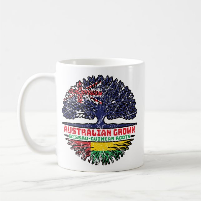 Guinea-Bissau-Guinean Australien Kaffemugg (Vänster)