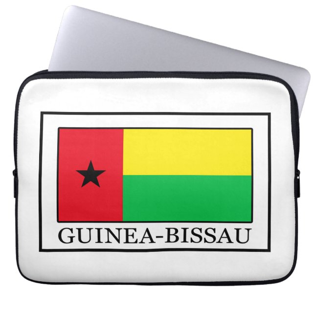 Guinea-Bissau Laptop Sleeve (Framsidan)