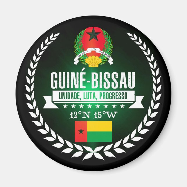 Guinea-Bissau Magnet (Framsidan)