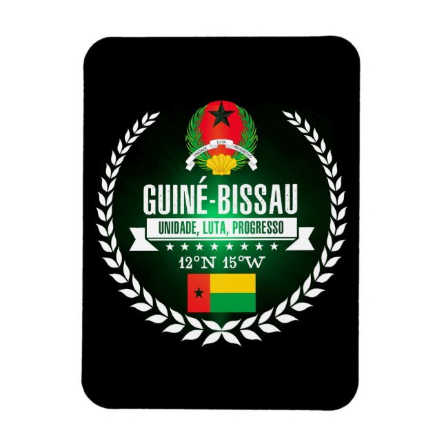 Guinea-Bissau Magnet (Vertikal)