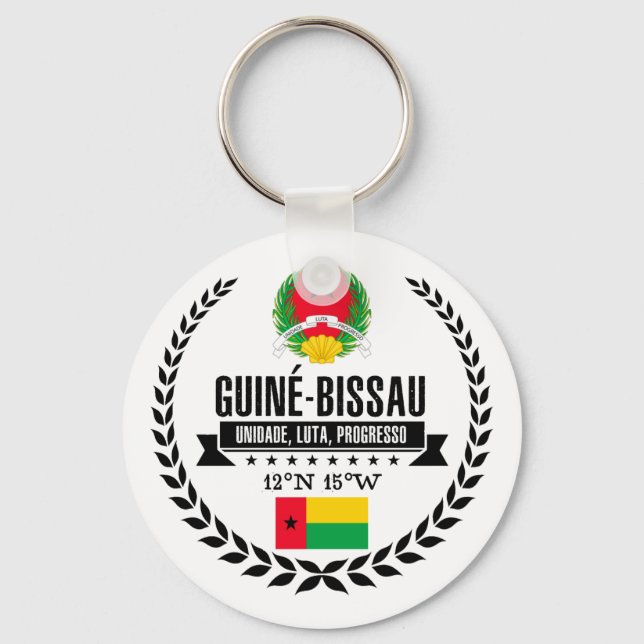 Guinea-Bissau Nyckelring (Framsida)