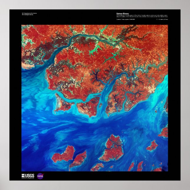 Guinea Bissau Poster (Framsidan)