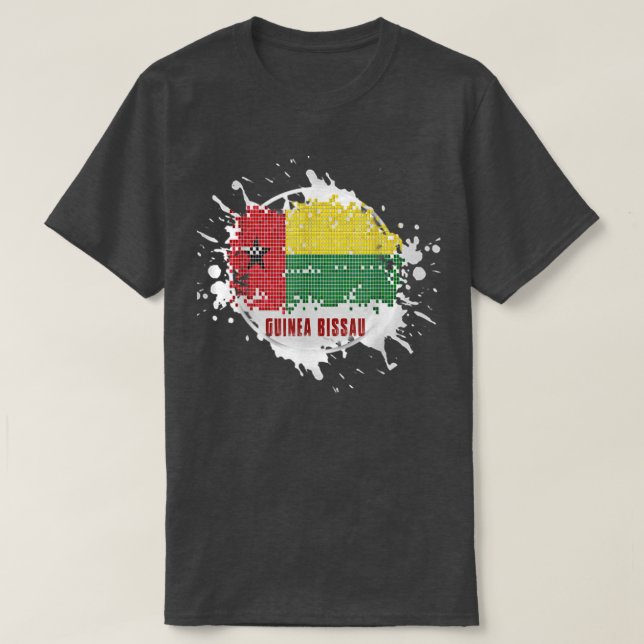 guinea bissau Splash  T Shirt (Design framsida)