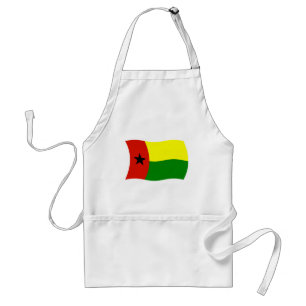 Guinea-Bissaus flagga Förkläde