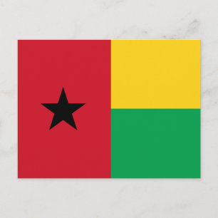 Guinea-Bissaus flagga Vykort