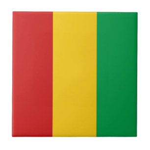 Guinea-Conakry Flagga Ceramic Tile Kakelplatta