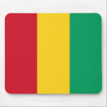 Guinea-Conakry flagga Mousepad Musmatta<br><div class="desc">Denna mousepaddesign består av enkelt den guineanska flagga. En underbar långt som återkallar Guinea-Conakry stunder på datoren.</div>