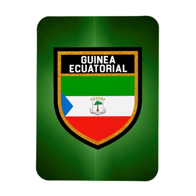 Guinea Ecuatorialguinea Flagga Magnet (Vertikal)