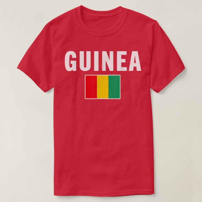 Guinea  Equatorial Guinean Tee Flag souvenir Gift  (Design framsida)
