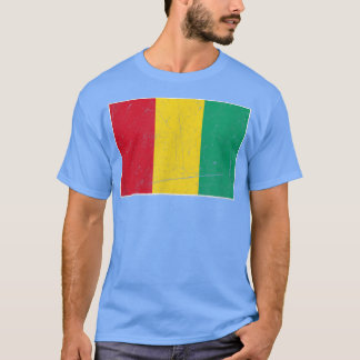 Guinea Flag with vintage Guinean national colors T Shirt