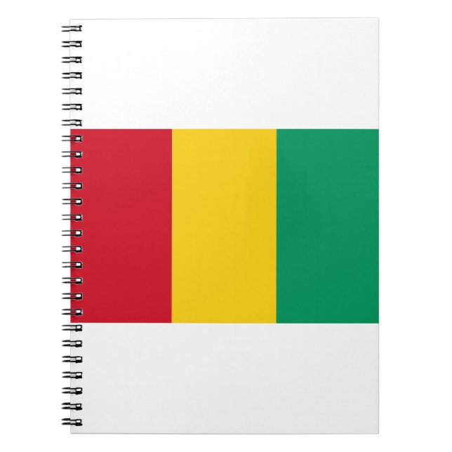 Guinea Flagga Anteckningsbok (Framsidan)
