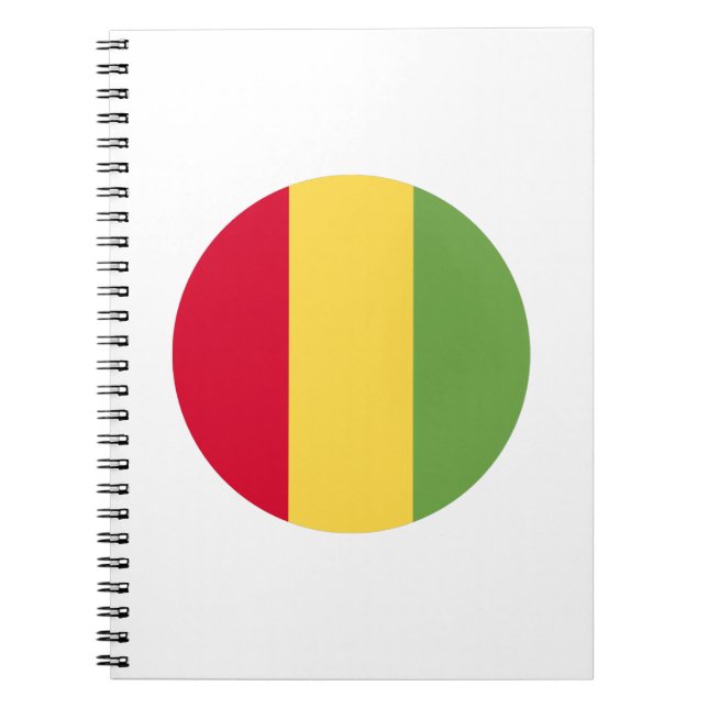 Guinea Flagga Anteckningsbok (Framsidan)