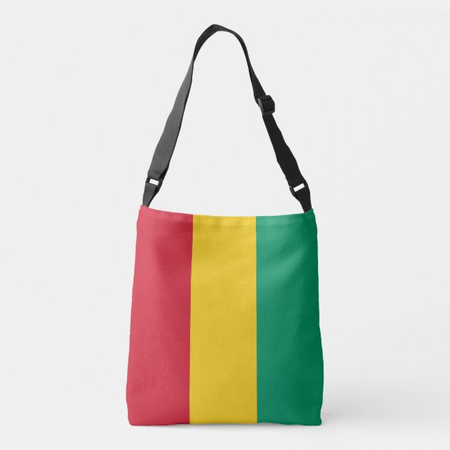 Guinea flagga axelväska (Baksida)