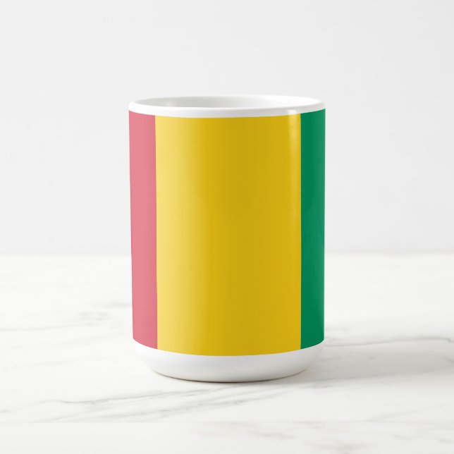 Guinea flagga kaffemugg (Center)