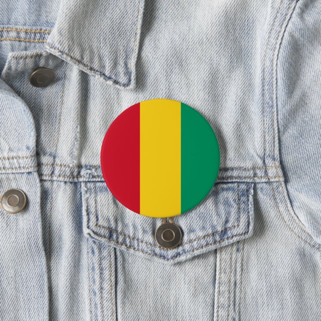 Guinea flagga knapp (In Situ)
