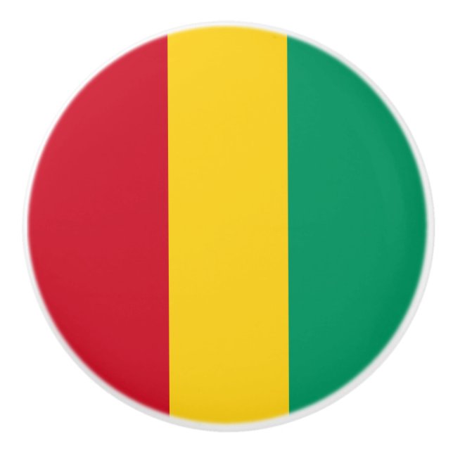 Guinea flagga knopp (Framsidan)