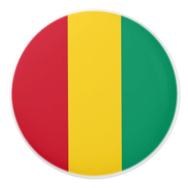Guinea Flagga Knopp (Framsidan)