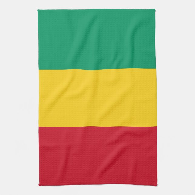 Guinea flagga kökshandduk (Vertikal)