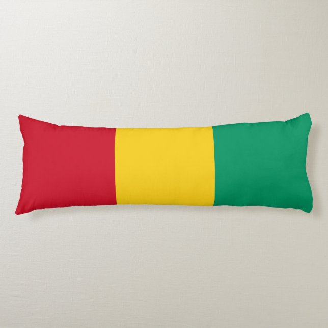 Guinea flagga kroppskudde (Framsidan)