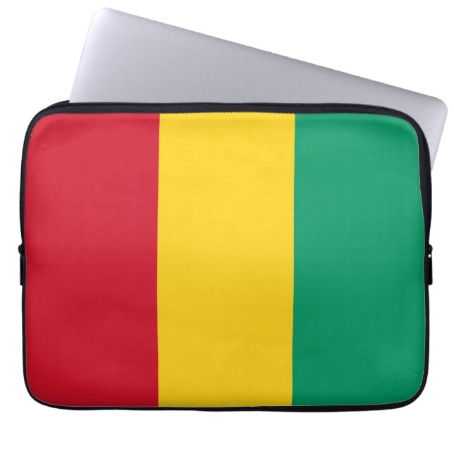 Guinea flagga laptop fodral (Framsidan)