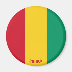 Guinea Flagga Patriotic Magnet