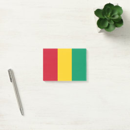 Guinea flagga post-it block