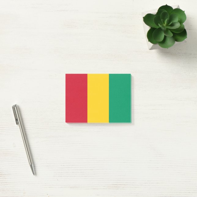 Guinea flagga post-it block (Kontor)
