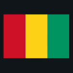 Guinea Flagga Poster<br><div class="desc">Patriotic flagga av Guinea.</div>