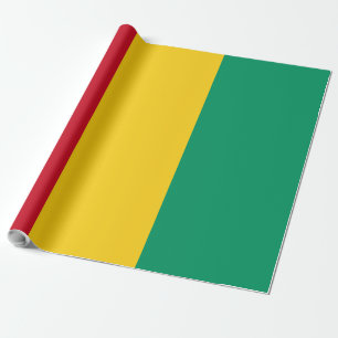 Guinea flagga presentpapper