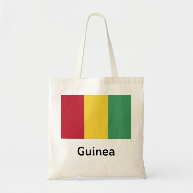 Guinea Flagga Tygkasse (Framsidan)