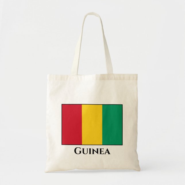 Guinea Flagga Tygkasse (Framsidan)