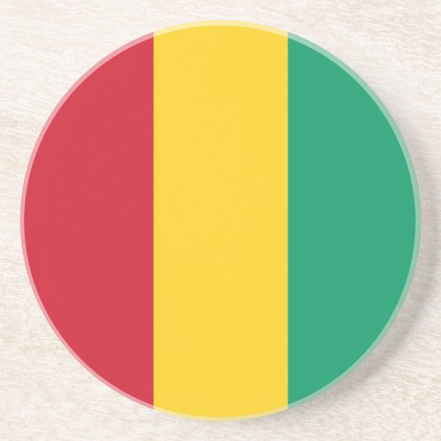 Guinea Flagga Underlägg (Framsidan)